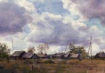 September Clouds by Delbert Gish