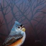 Titmouse Study by Jhenna Quinn Lewis